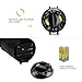 VIBELITE LED Collapsible Portable Outdoor Lantern with Flashlight, Black (Pack of 2)