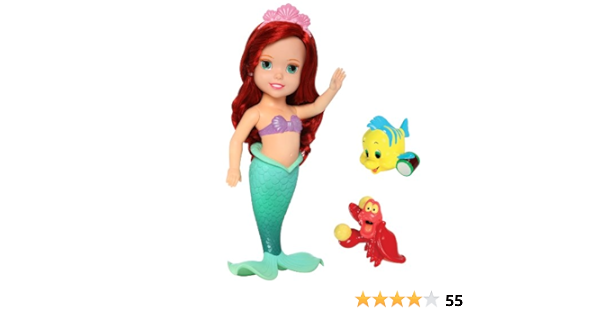 disney princess bathtime ariel little mermaid doll