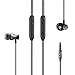 Earbuds, E&jing Magnetic Universal 3.5mm Jack HiFi Stereo Noise Cancelling with Mic in Line Volume Control Earphones In-Ear Headset Music Headphones (Black)