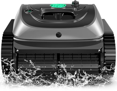 (2026 Upgrade) WYBOT C1 Pool Vacuum Robot for Above Ground & Inground Pool, 150mins Cordless Pool Cleaner, 4-in-1 Wall/Waterline/Platform Cleaning up to 1,614 sq.ft, Smart Navigation, App Control