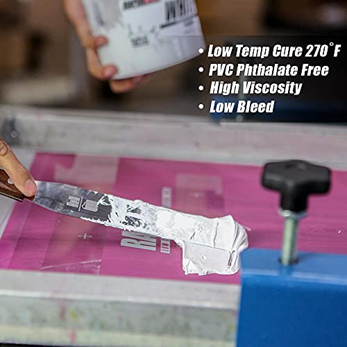 Rapid Cure White Plastisol Ink for Screen Printing Low Temperature