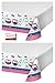 CFPL-CG PDTXCLS HOMIEBUDS TOMENGBEIAABBCC Dijkoo (2 Pack) Owl Pal Plastic Table Cover 54 X 108 Inches (Plus Party Planning Checklist by Mikes Super Store)