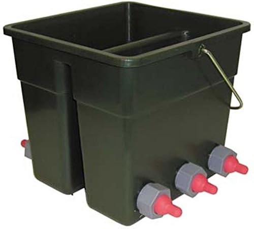Lamb Feeder Bucket 6 Teat Sheep Milking 2 Compartments 10 Liters / 2.6 Gallons