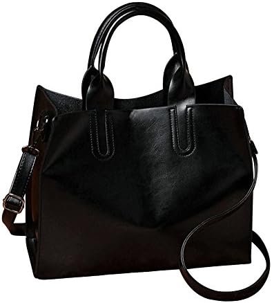Women Top Handle Satchel Handbags, Mnyycxen PU Leather Shoulder Bag Messenger Tote Bag Purse