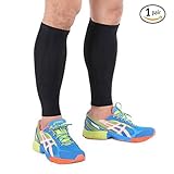 Calf Compression Sleeve - Kara Sports Men and Women's Leg Compression Sleeves- Helps Shin Splints- Calf Guard Great for Running, Cycling, Maternity, Travel, Nurses (Medium)