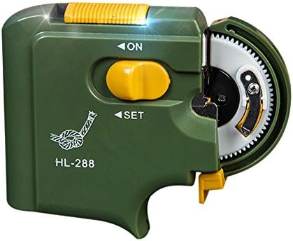 Hotab Automatic Fishing Hook Line Tier Tool Tie Machine Tying Knot Lure Fishing Tackle Device … (Green)