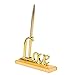 Tinksky Wedding Signing Pen with Gold Plated Metal Love Holder Party Pen Set Wedding Bridal Engagement Valentine's Day Favors (Gold)