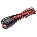 KUNCAN 3FT Sae to Sae Extension Cable DC Power Heavy Duty 12AWG 2 Pin Quick Disconnect Wire Harness with Waterproof Cover primary