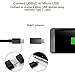 Micro USB Adapter,Micro USB 2.0 Male to USB Type-C Female Adaptor Data Syncing Charging Converter Cable Connector Android to USB Type C Mini Adaptor Fit Android,Galaxy S7 Edge, LG G4, Nexus 5 6-Black