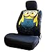 New Design 8 Pieces Dispicable Me Minion Design Car Seat Covers Floor Mats and Steering Wheel Cover Set with Air Freshener
