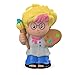 Set of 4: Fisher-Price Little People Singles - Artist, Librarian, Veterinarian, Crossing Guard