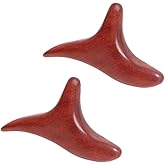 SHIDXIB 2Pcs Thai Reflexology Master Hand Foot Stress Reliever Ergonomic Wing Massager Wooden SPA Therapy Tool Vibrant Massage Tools Wooden Crafts