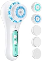 Facial Cleansing Brush IPX7 Waterproof Electric Rechargeable Face Spin Brush for Deep Cleansing, Facial Spin Brush with 5...