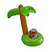 Mirenlife Inflatable Palm Island Drink Holders, Floatation Devices, Inflate Floating Coasters, 3 Pack