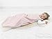 Woolino 4 Season Toddler Sleeping Bag, Merino Wool and Organic Cotton Toddler Sleep Bag Sack, 2-4 Years, Rose