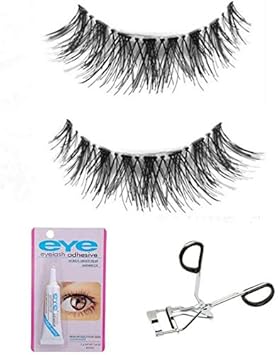 Preyansh Eyelash Curler,Glue And 3D Mink Eyelashes Strip False Eyelashes For Women Eyelashes Natural