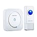 Homasy Wireless Doorbell Operating at 1000-feet, 52 Chimes, 4-Level Volume, No Batteries Required for Receiver (1 Remote Receiver, 1 Waterproof Transmitter)