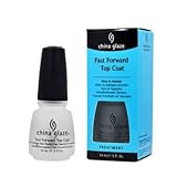 China Glaze FAST FORWARD TOP COAT Nail Polish 70578 Treatment Fast Dry .5 oz
