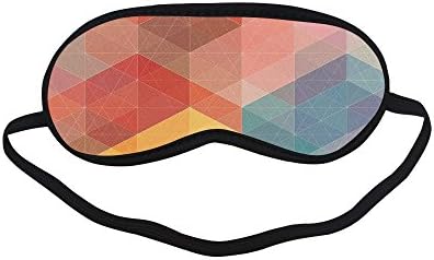 Customized Pastel Polygon Pattern Sleeping Eyes Masks/Eyeshade/Blindfold Relax Sleep