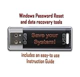 Computer Password Reset & Data Recovery Tools for Windows - on 8GB USB Flash Drive