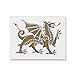 Medieval Dragon Stencil - Medieval, Stencils, Stencil, Dragon, Craft