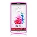 LG G3 Case, LG G3 Butterfly Case - Style4U Slim Fit Dual Layer Hybrid Armor Protective Case Cover for LG G3 with 1 Stylus [Hot Pink]