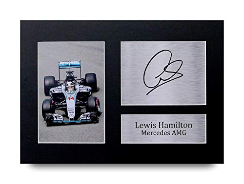 Lewis Hamilton (A4 Unframed)