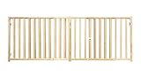 Four Paws Vertical Wood Slat Dog Gate, 51-93
