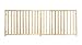 Four Paws Vertical Wood Slat Dog Gate, 51-93