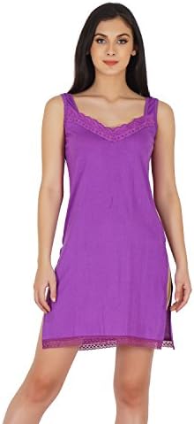 BLAZON Women's Cotton Hosiery Fairy Full Slip (Available Sizes: S, M, L, XL, 2XL, 3XL, 4XL, 5XL)
