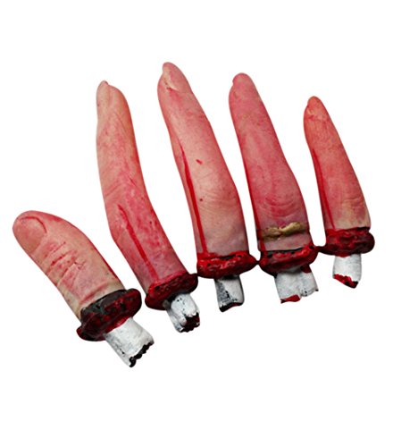 Wensltd Halloween Horror Props Bloody Finger Haunted House Party Decoration