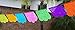 Fiesta Brands 50 Panel Pack. Mexican Papel Picado Banner.Colores de Primavera.Over 75 feet Long for Maximum Coverage. Vibrant Colors Tissue Paper. Medium Size Panels. Multicolored Flowers Design