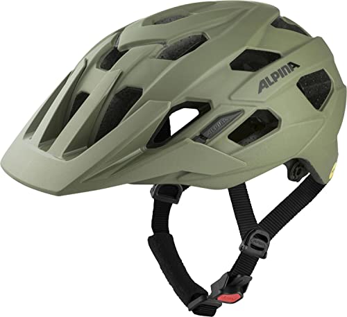 ALPINA PLOSE MIPS MTB-Fahrradhelm, Olive matt, 57-61 cm