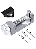 Mudder Watch Band Strap Link Pin Remover Repair Tool Kit for Watchmakers with 3 Extra Pins