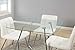 Monarch Specialties , Dining Table Chrome Metal Tempered 40