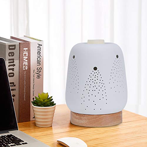 Ceramic Electric Candle Warmer Firework Essential Oil Warmer Decoration for Home Office - Thumbnail 4
