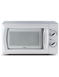 Commercial Chef Counter Top Rotary Microwave Oven 0.6 Cubic Feet, 600 Watt, White, CHM660W