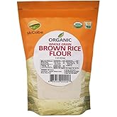 McCabe Organic Brown Rice Flour, 1lb (16 oz), USDA Certified Organic, Product of USA, CCOF Certified(California Certified Organic Farmers)