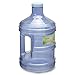 1 Gallon Leak-Proof BPA Free Reusable Plastic Drinking Water Big Mouth Bottle Jug Container with Holder Drinking Canteen