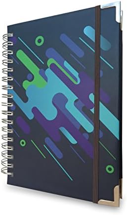 Laser Focus Planner - Daily Monthly Weekly Calendar & Goal Planner & Vision Board - Hit your Goals, Increase Productivity & Happiness - UNDATED, Hardcover, Twin-Wire Bound, 7" x 9 1/4"