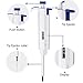 Four E's Scientific Lab Adjustable Micropipettes Pipette, 2-20 Microliter