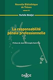La  responsabilité pénale professionnelle
