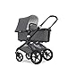 Bugaboo Fox Classic Complete Stroller, Black/Grey Mélange - Fully-Loaded Foldable Stroller with Advanced Suspension and All-Terrain Wheels