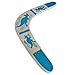 HOMEE Handmade Boomerang Australian Style Maneuver Dart Outdoor Sports Wood Equipment The Best Flying Toy for Children Blue