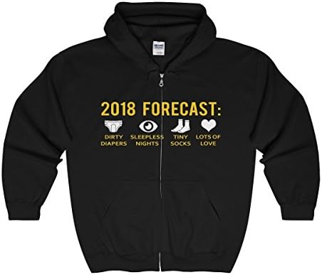 Mens Funny New Dad T-Shirt For Expecting Fathers Funny Unisex Zip Hooded Sweatshirt-Tee