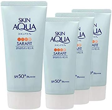 [Value Pack] Rohto SKIN AQUA SARAFIT Essence UV (2.8oz) 4 Pieces Set