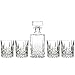 Marquis by Waterford Decanter and Set of Four Double Old Fashioned Glasses