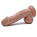 SHEQU 6.7'' Dildo With Suction Cup - Silicone Dong with Realistic Glans Adult Sex Toy Female Masturbation