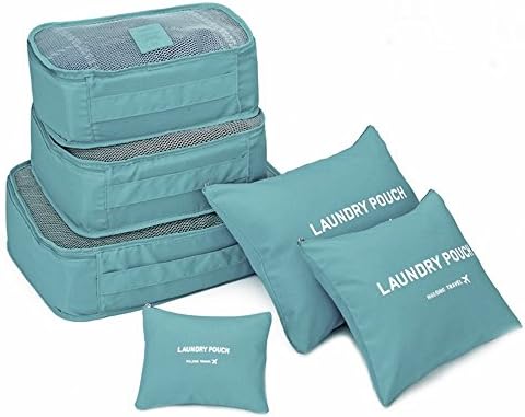 China Telecom 6 Cube Organizer Laundry Pouch Travel Bag Travel Packing Cube Set