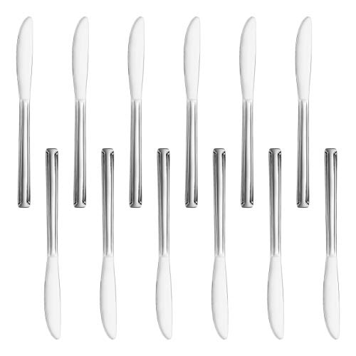 New Star Foodservice 58802 Stainless Steel Dominion Pattern Dinner Knife, 8.2-Inch, Set of 12